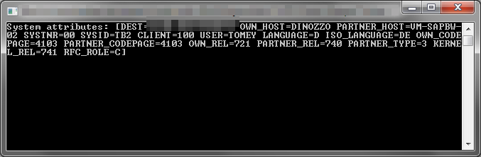 SAP NCo RFC Server Response after call from NetWeaver BW