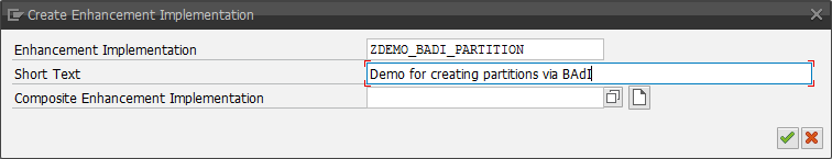 Create Enhancement Implementation