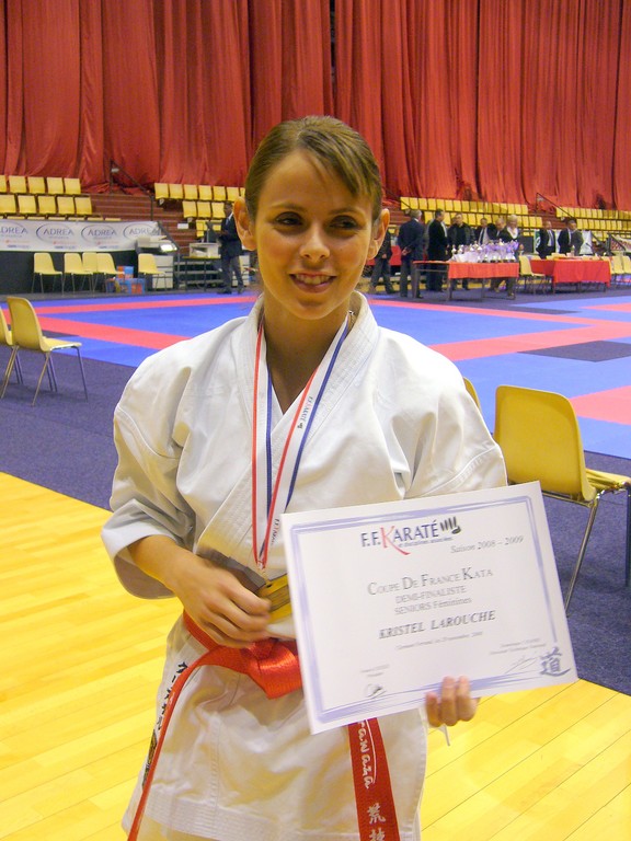 Krystel 3ème de la Coupe de France en Sénior