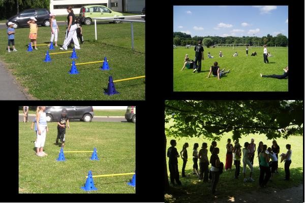 Matinée placée sous le signe des olympiades; parcours pour les samouraï (les plus petits), course siamoise et le jeu bang pour les okinawa (les plus grands).