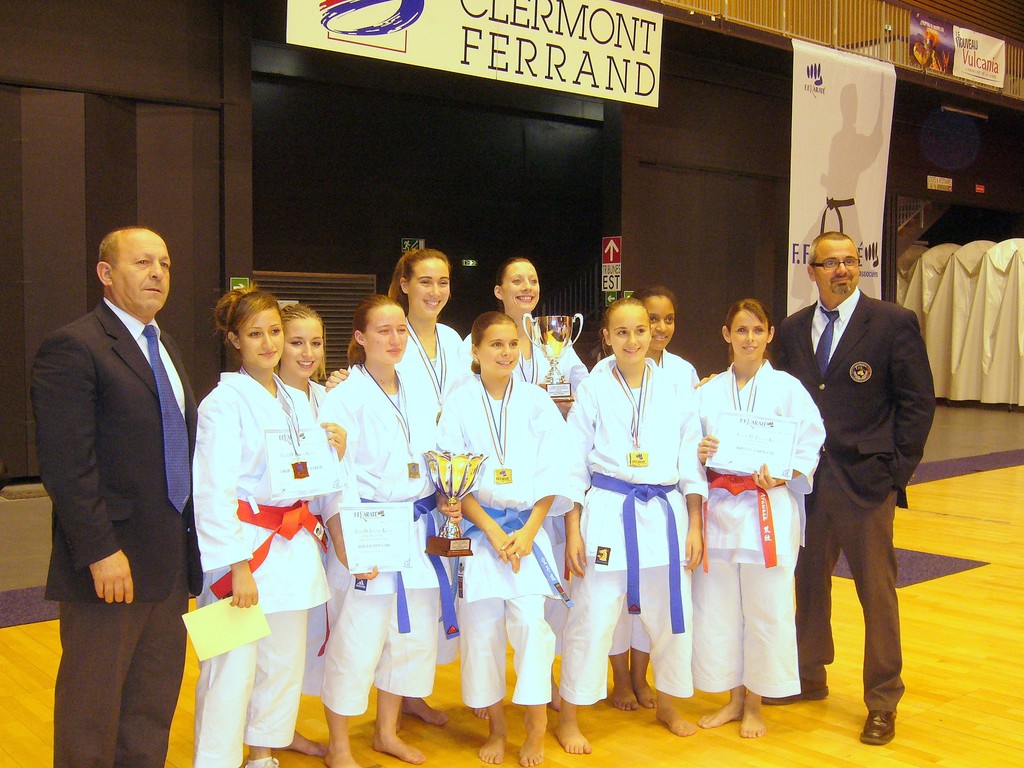 Krystel et les compétiteurs de l'Aquitaine