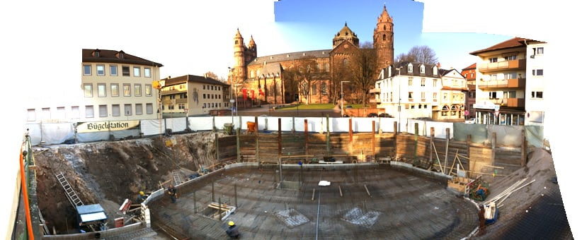 Lieblingsbaustelle am Dom: Domterrasssen Worms
