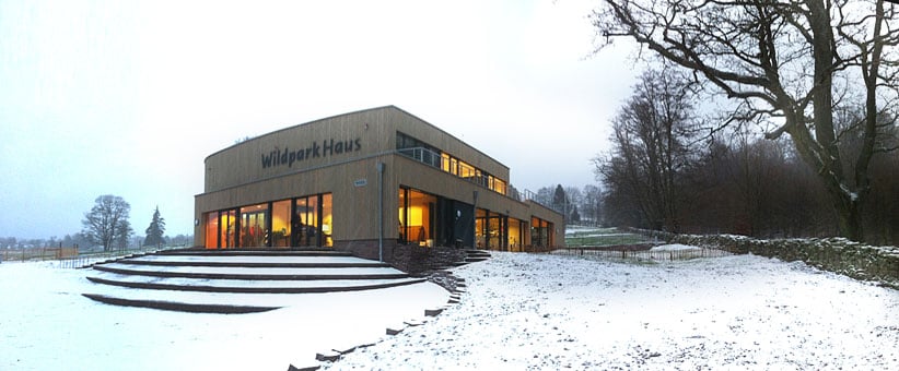 Wildparkhaus Neuhaus im Solling: Besuch im Winter