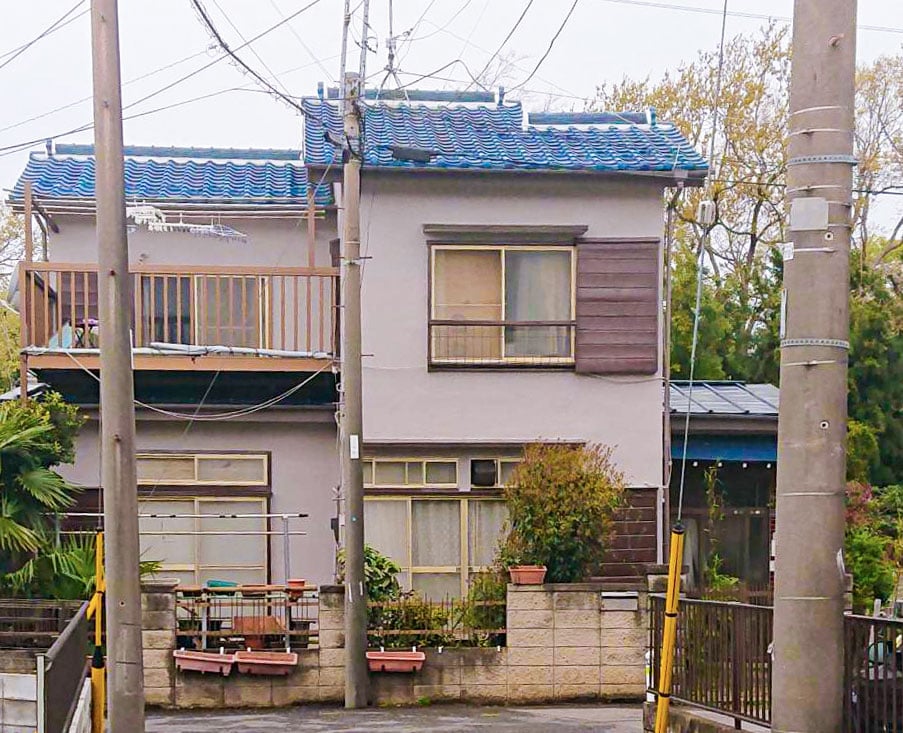 鎌ケ谷市東道野辺の外壁補修塗装と屋根修正の漆喰工事　完成後