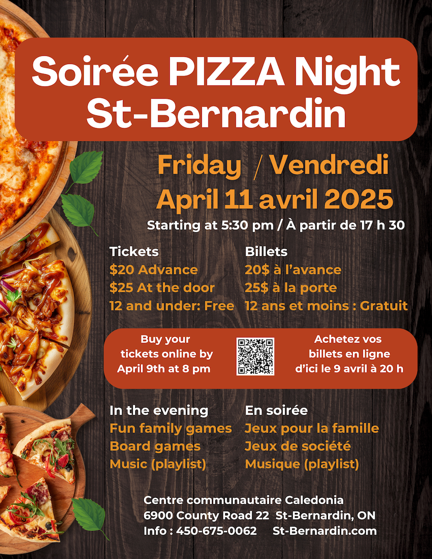 Affiche Soirée Pizza