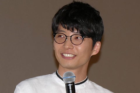 星野源さん着用メガネ BJ classic "COM-510NNT" Col.110-15 ブラックハーフ×ガンメタル 夜は短し歩けよ乙女 舞台挨拶