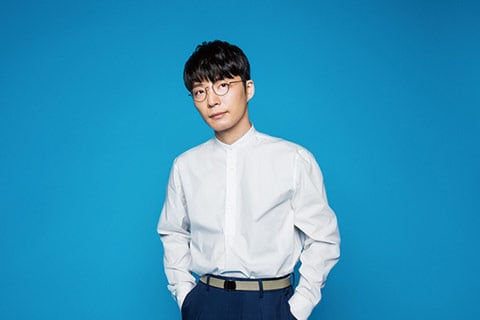 星野源さん 着用メガネ BJ classic "PREM-114SNT" 7-1 ブラック×アンティークシルバー ドラえもん ここにいないあなたへ