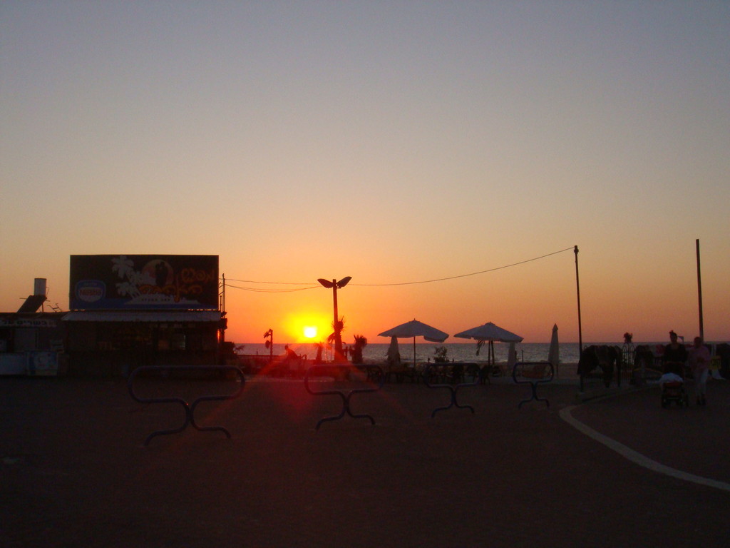 Coucher du soleil sur la plage
