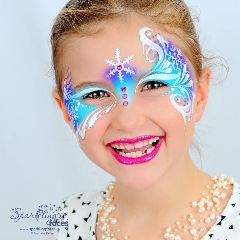 Kinderschminken_Vorlagen; Schminkfarben_kaufen_Schweiz; Kinderschminken_Kurse; Svetlana_Keller; Ballonmodellieren; Ballonmodellage; Airbrush_Tattoos; einfach; Eiskönigin