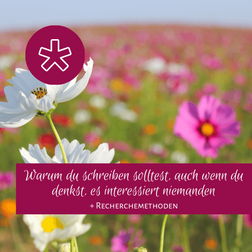 Warum du schreiben solltest, auch wenn du denkst, deine Texte interessieren niemanden