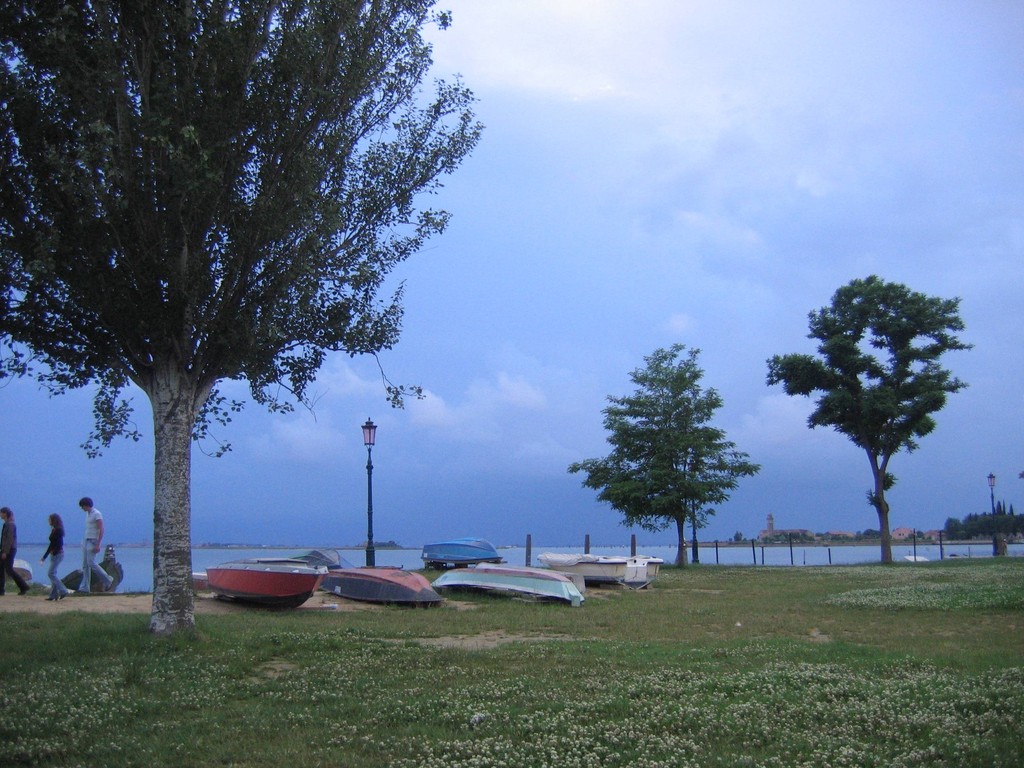 vor dem Gewitter auf Murano