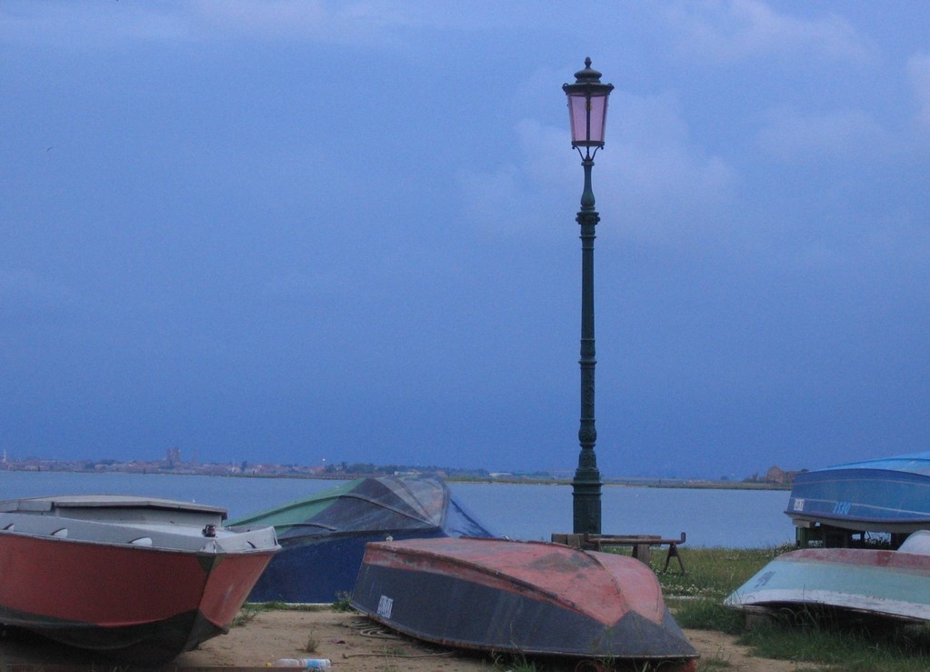 vor dem Gewitter auf Murano