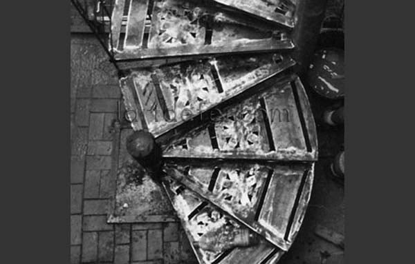 Escalier en colimaçon d'extérieur