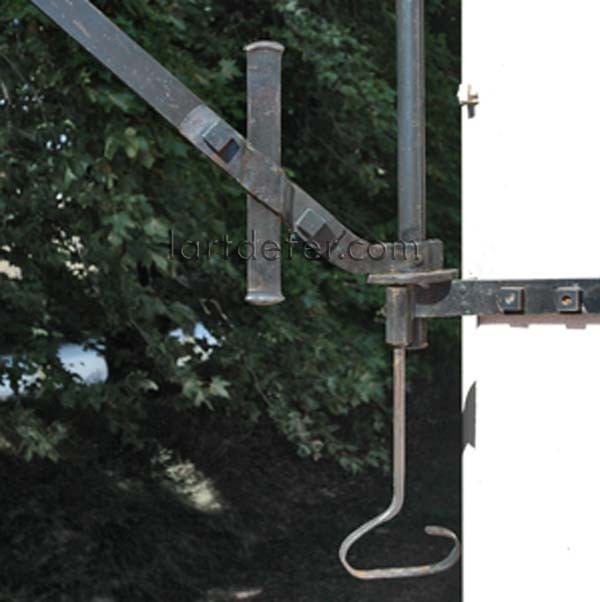 Détail delapoignée de la potence