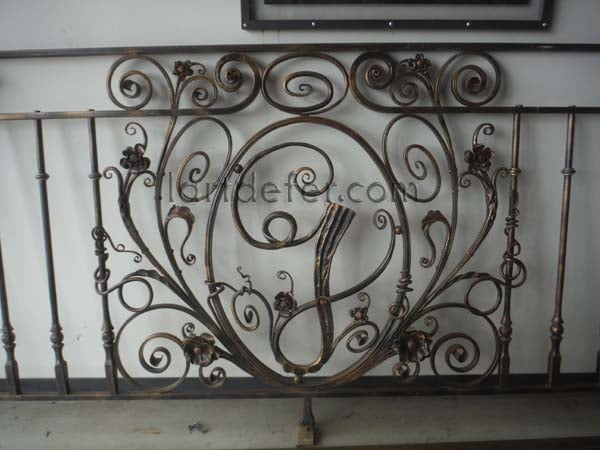 Détail rampe de style Baroque