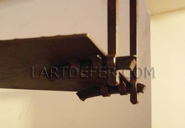 Détail de l'assemblage traditionnel