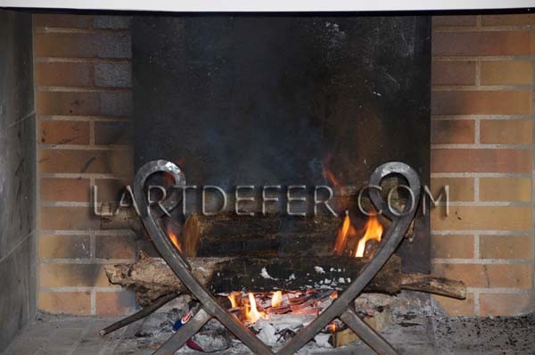 Chenets de cheminée