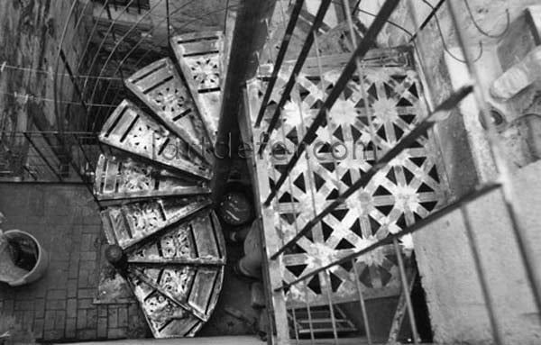 Escalier en colimaçon d'extérieur