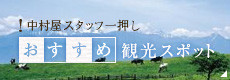 中村屋スタッフ一押し!おすすめ観光スポット