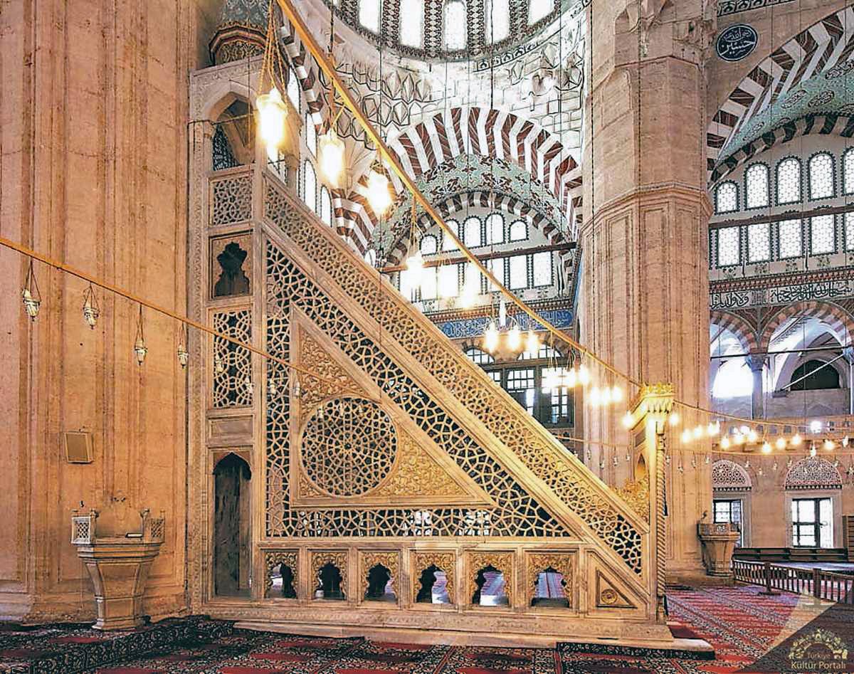 Selimiye Camii Moschee Edirne Minber