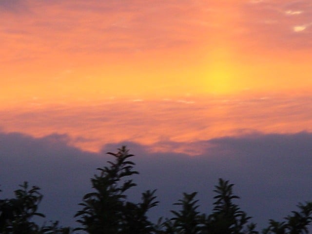 Coucher de soleil sur sainte megrine