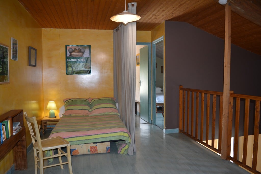 Canapé lit sur mezzanine