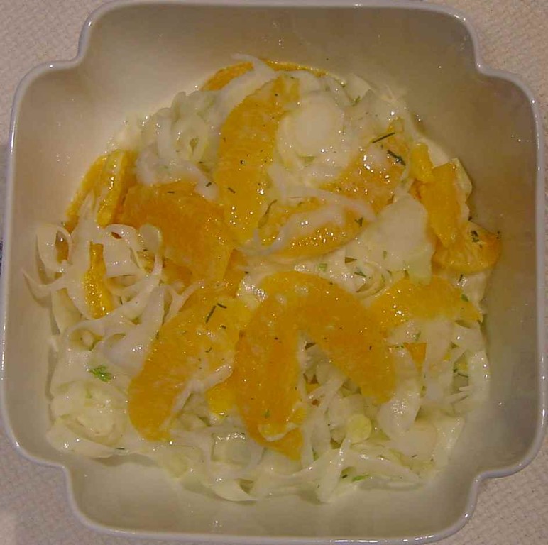 Fenchelsalat mit Orangen, mh lecker