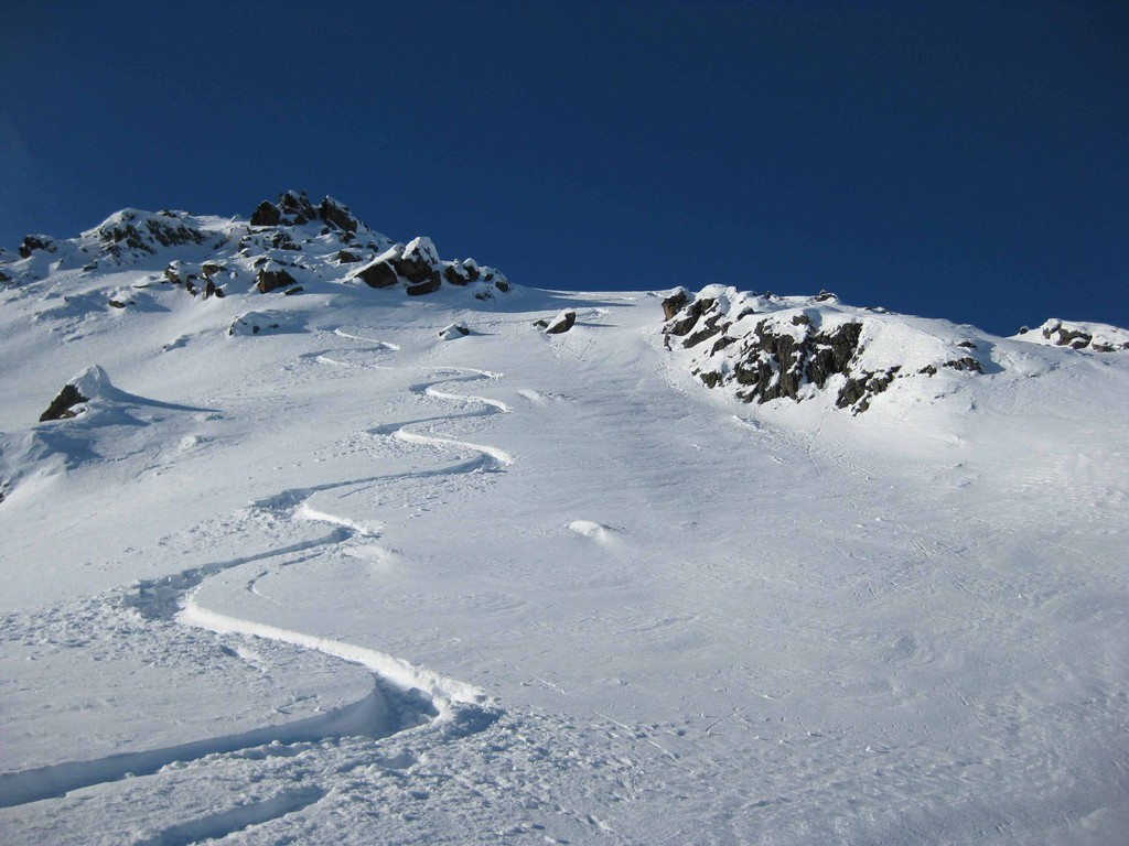 tiefschnee nachher - einfach geil. . .