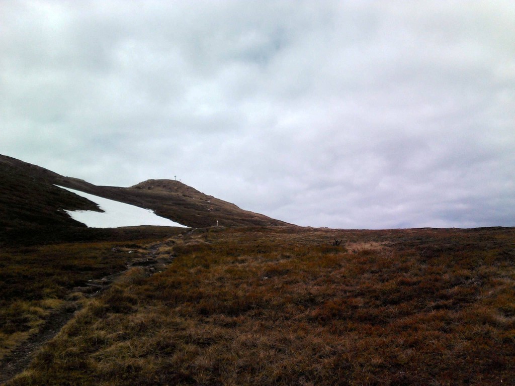 Nösslachjoch mit Schneefeldern - sau kalt - und das ende Mai