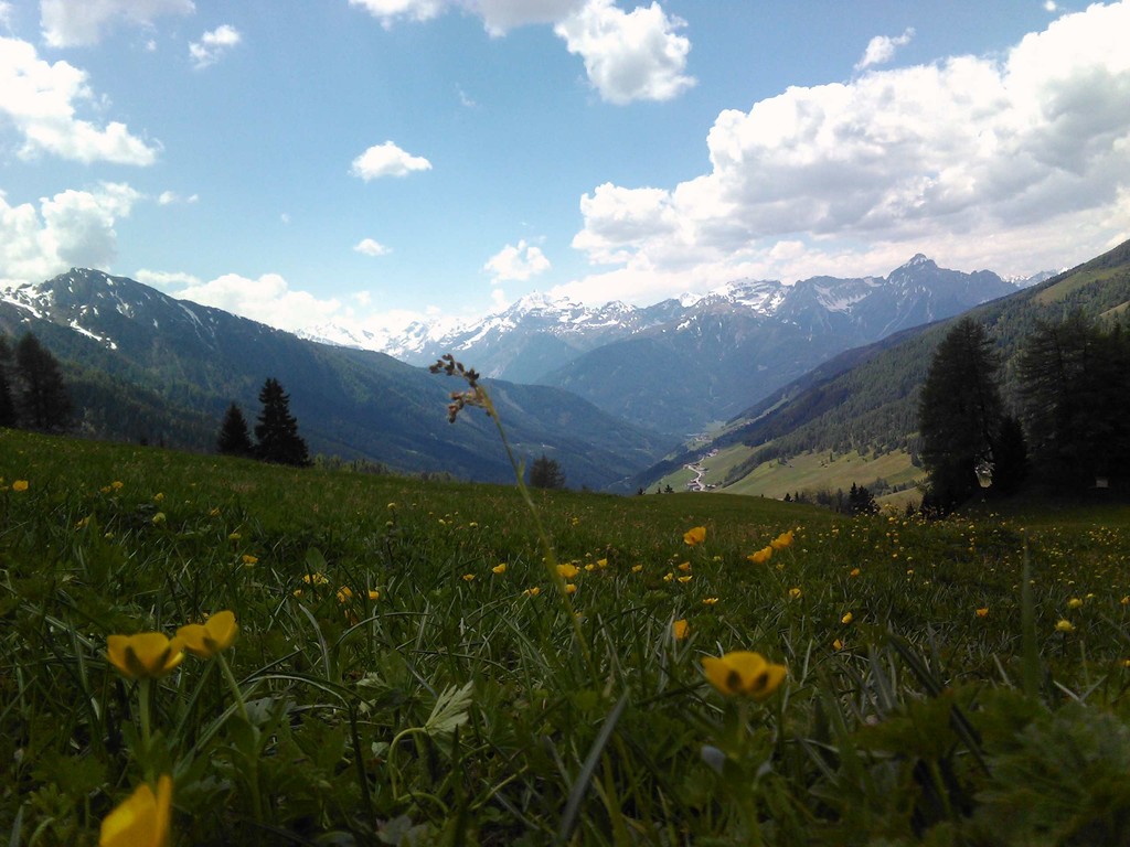 Das Navistal unterhalb von der Stöckelalm aus