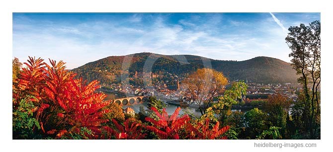 Archiv-Nr. hc2005167 | Herbstlauf am Philosophenweg mit Blick auf Heidelberg