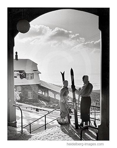 Archiv-Nr. h13 / Skifahrer auf dem Königstuhl