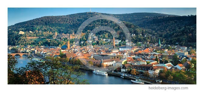 Archiv-Nr. hc2012175 | Heidelberger Altstadt, Schloss u. Königstuhl