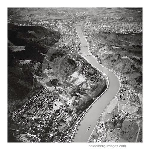 Archiv-Nr. L10_2097 / Neckarbiegung bei Schlierbach mit Blick ins Neckartal 1968