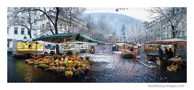 Archiv-Nr. hc96106 | Verschneiter Wochenmarkt auf dem Friedrich-Ebert-Platz