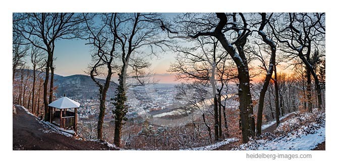 Archiv-Nr. hc2013115 | Fuchsrondell und Heidelberg im Abendlicht