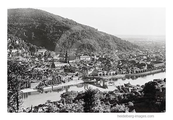 Archiv-Nr. 4544-10H / Neckartalpanorama / Wiederaufbau der Alten Brücke