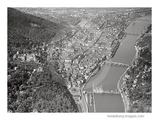 Archiv-Nr. L10_059 / Luftaufnahme von Heidelberg 1958
