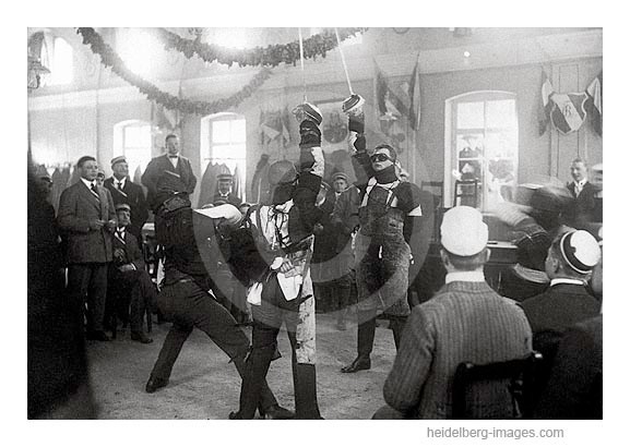 Archiv-Nr. h3044 / Mensur einer schlagenden Verbindung