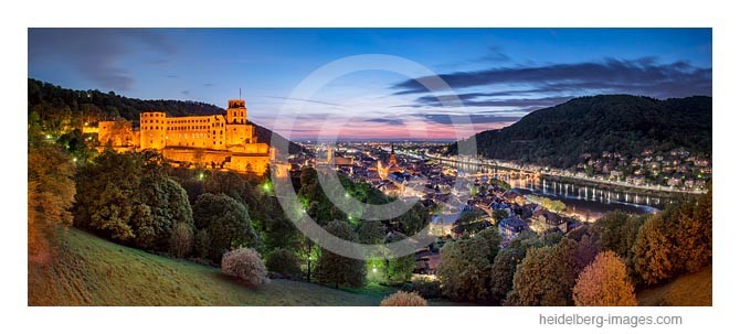 Archiv-Nr. hc2014139 | Blick von der Scheffelterrasse auf das Schloss, die Altstadt und Rheinebene