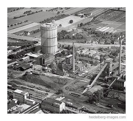 Archiv-Nr. L10_307 / Luftaufnahme vom Gaskessel 1961