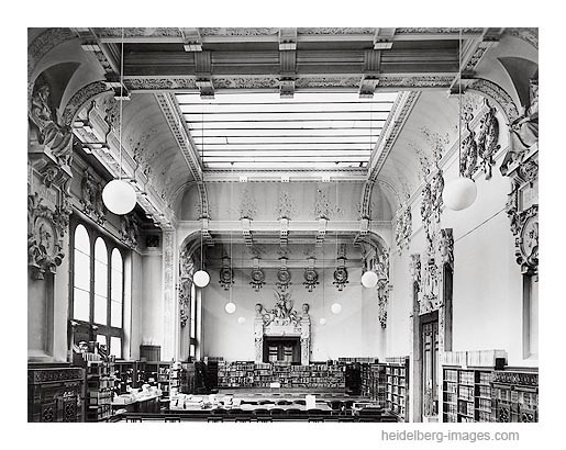 Archiv-Nr. hr85 / Alter Lesesaal der Universitätsbibliothek