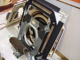 ▲エアコン分解清掃前