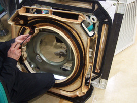 ▲エアコン分解清掃前