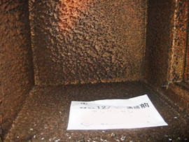 ▲ダクト清掃前