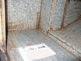 ▲ダクト清掃後