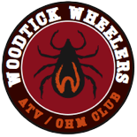 Every new member gets free club logo stickers for their ATVs and off-highway motorcycles.  Extra logos: $1  Also available in an embroidered patch to sew on your favorite gear. $3 each.