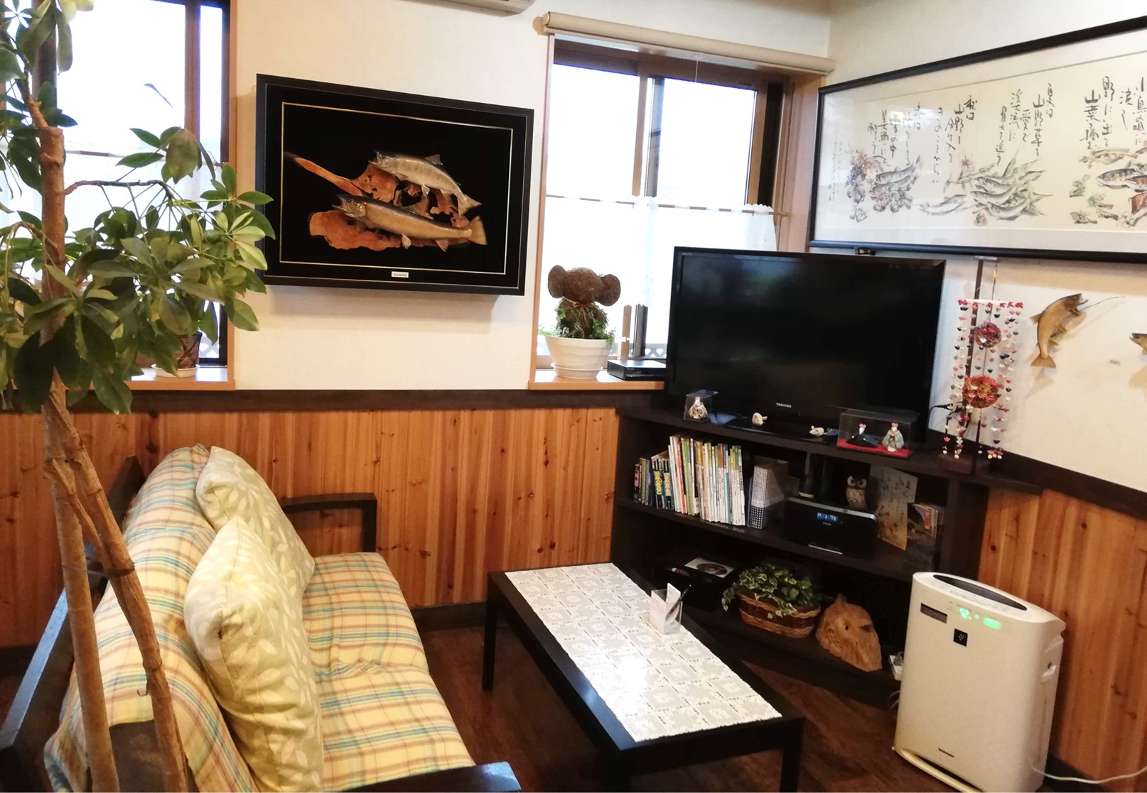 落ち着いてまったりできる空間