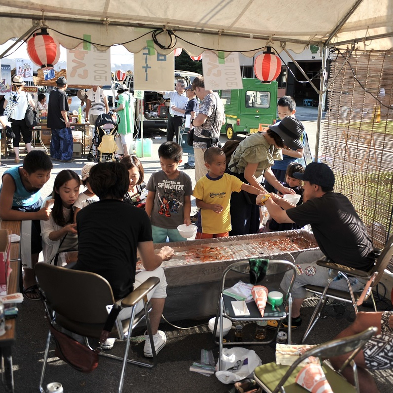 スーパーボールすくい、金魚すくい