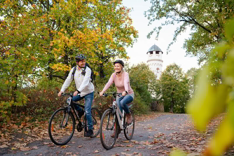 Entspannt Radfahren lässt es sich auf den zahlreichen Radrouten der Region Dresden Elbland